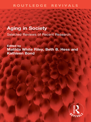 cover image of Aging in Society